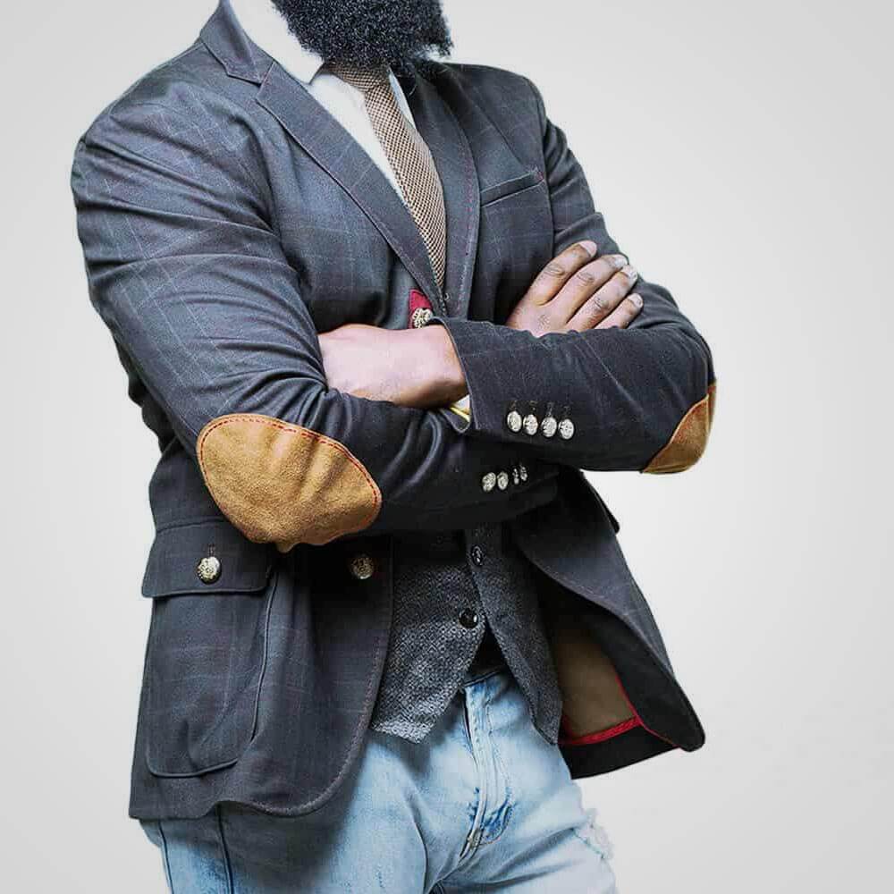 Brown Blazer Jacket - immagine 2